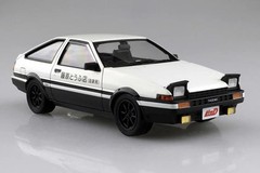 Aoshima 1/24 05960 No.5 Initial D Fujiwara Takumi AE86 Trueno Comics Vol.1 Ver.