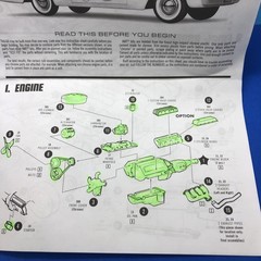 Ford Falcon Chevy 396 427 454 ENGINE W Custom Valve Covers 1:25 LBR Model Parts