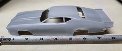 1/24 scale resin 3d printed 1969 Chevy Chevelle Pro Mod drag body model slot car