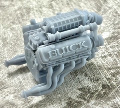 Resin “Buick Supercharged” Big Block Engine for scale model cars, 1/24 1/25