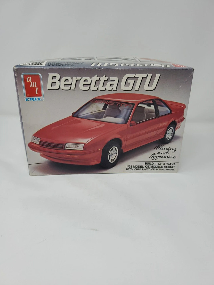 AMT 1/25 Chevrolet Beretta Open Box GTU/GTZ/GT Stock or Custom Model Kit – L4