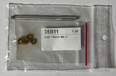 Lot: Tamiya #35210 1/35 Scale Churchill Mk.VII w/RB Metal Barrel & Star Decals
