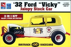 32 Ford Vicky Jalopy Stock Car — EMPTY MODEL KIT BOX