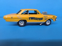 Vintage AMT 1965 Chevy II Nova Funny Car Built Model 1/25 Survivor 427 Twister