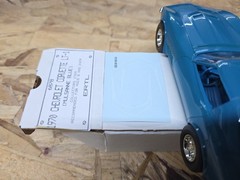 ERTL 1:24 1970 Chevrolet Corvette LT-1 Stingray Promo Car Mulsanne Blue 6878