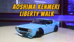 Aoshima 1/24 NISSAN SKYLINE Liberty Walk LB Kenmary 2-Door Plastic Model Kit