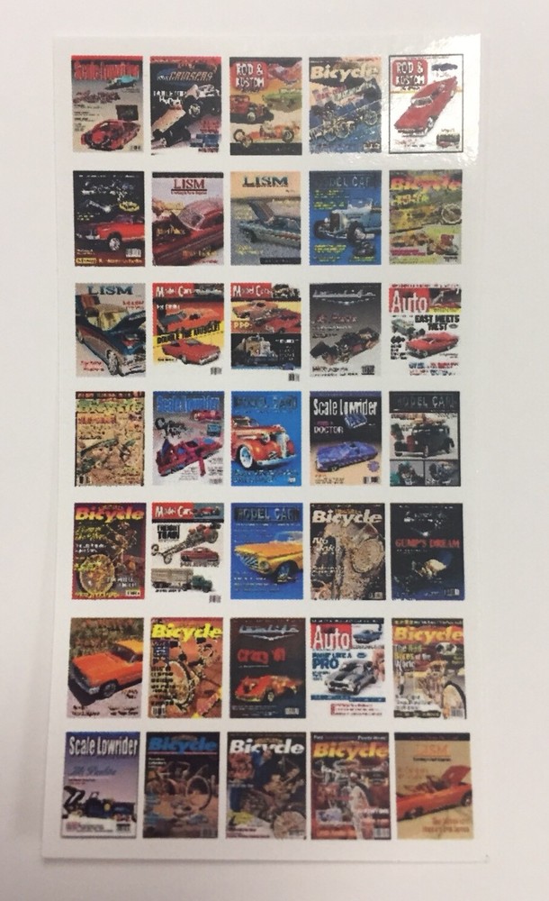 1/25,1/25 Mini Model Car Magazines,Media Detail, Diorama, (SCH9)