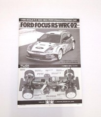 TAMIYA 1/10 #58292 RC 4WD FORD FOCUS RS WRC 02 TL01 Chassis Model Kit