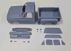 ABS-LIKE RESIN 3D PRINTED 1/25 1974 CHEVROLET C10 STEPSIDE BODY