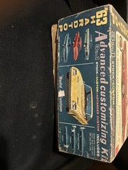 Vintage Original AMT 1963 T-Bird Ford Advanced Customizing Model Kit In Box