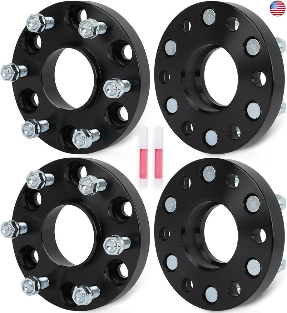 ECCPP 4 PCS 6×5.5 to 6×5.5 Wheel Spacers Hub Centric 1″ 6×139.7mm 14×1.5 78.1mm
