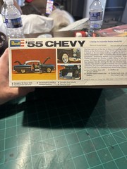 Vintage Revell 55 Chevy Model Kit 1/25 Scale H-1374 Open Box Never Used