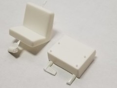 Diamond REO Truck Tractor PASSENGER SEAT for 1:25 AMT Model Kit