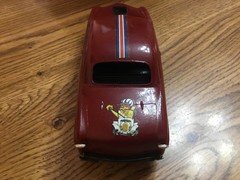 AMT 1949 Ford Club Coupe 1/25 Scale Built Plastic Model w/directions and box