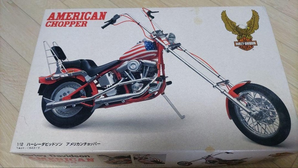 IMAI Harley-Davidson American Chopper 1/12 Scale Plastic Model Kit