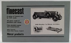1/24 Finecast Metal 1928 BENTLY LeMans 4 1/2 Litre