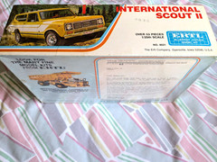 *VINTAGE *FACTORY-SEALED ERTL INTERNATIONAL SCOUT II SPORTY SUV KIT **NIB *L@@K!
