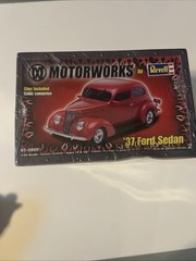 Motorworks By Revell 1937 Ford Sedan 1:24 Scaled Model Kit Sealed In Plastic