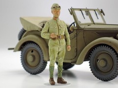Kawasaki KI-61-ID Hien Tony With 4X4 Light Vehicle Kurogane.
