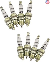 ACCEL 8198 Performance U-Groove Header Spark Plug – Pack of 8