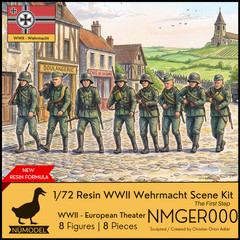 NUMODEL NMGER000 | 1/72 Resin WWII German Wehrmacht Soldier Scene Kit FirstStep