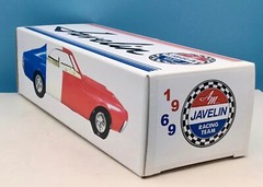 1969 AMC Javelin RWB / BWR Combo Racing Team Custom Promo Model BOX ONLY NO CAR