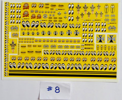*Pick One* Vintage 1:24/25 Scale Auto Racing Model Kit Decal Sheet *Pick One*