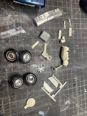 amt ertl 1965 lincoln continental painted custom model kit 1:25 unassembled