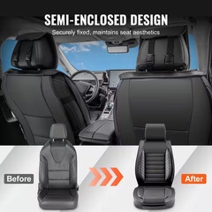 Seat Covers, Universal Car Seat Covers Full Set Seats, Front and Rear Seat, 9Pcs