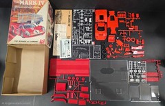 MPC FORD MARK IV & TRAILER VAN THE WINNER AT LEMANS 1/25 T19