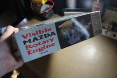 Visible Mazda RX7 1/5 Scale Minicraft Model Rotary Engine Motorized Action NOS