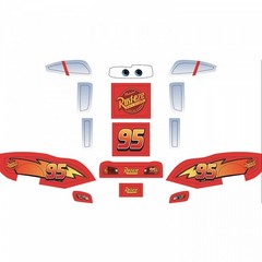 ZVEZDA 2012 1/43 Disney Pixar Cars Lightning McQueen Snap-Fit Model Kit