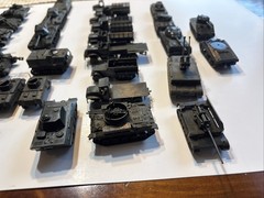 LOT Of 40 1/87 Roco Minitanks Austria 32 Tanks 8 Trucks DBGM HO SCALE