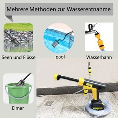 Jfotoy Cordless Portable Washer Compatible Portable Handheld Cleaning Tool