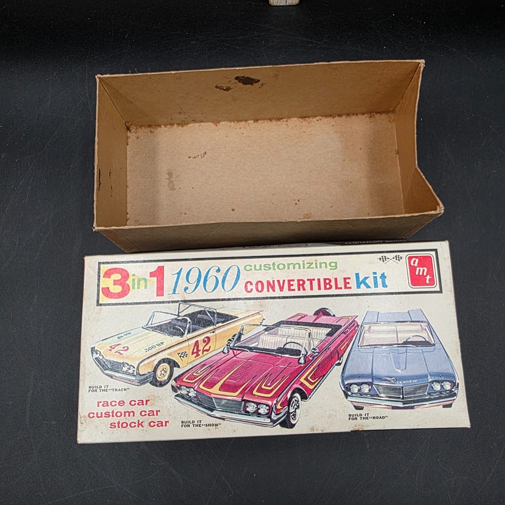 Vintage AMT 1960 3 in 1 Customizing Convertible Kit #139 Model !!BOX ONLY!!