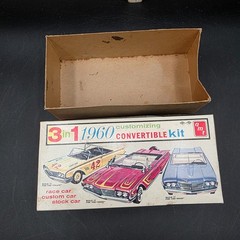 Vintage AMT 1960 3 in 1 Customizing Convertible Kit #139 Model !!BOX ONLY!!