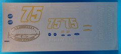 Unknown | No. BR965 | 1:25 Remington #75 Morgan Shepherd Ford Decals