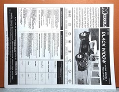 1/24 MONOGRAM BLACK WIDOW FORD MODEL T PICKUP ROD # 0060 (INSTRUCTIONS ONLY)