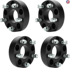 4pcs 5×5 (5x127mm) Wheel Spacers w/ 71.5mm Bore, 1.5 inch (38.1mm) 14×1.5 Studs