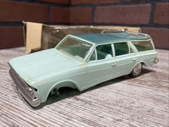 1963 Rambler Classic 4Dr. Wagon Dealer Promo Model Car 1/24 Turquise DAMAGED