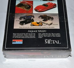 New Sealed NOS Jaguar XK120 Monogram 1:24 Scale Metal & Plastic Model Car Kit No
