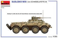 Miniart 1/35 Sd.Kfz.234/3 WITH 2cm SCHWEBELAFETT #35431📌USA📌New Rel.📌Sealed
