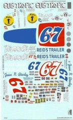 Ace #67 Buddy Arrington 1973 1/25 Nascar decal
