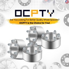 OCPTY 4PCS 6×5.5 to 6×5.5 Wheel Spacers 3″ Wheel Adapters 12×1.5 Studs 108mm