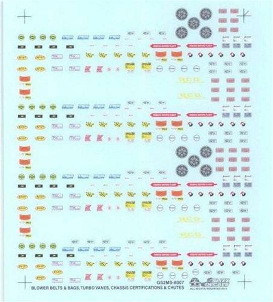 Slixx 8007 Goodies Mini Sheet #2 decal