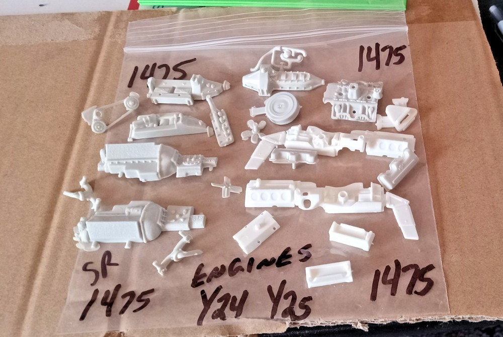 Great Parts of Misc. Engine Parts only 1/24/25 scale parts only Package # 1475