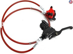 Mini Bike Brake Kit Hydraulic Disc Hand Brake the Left of The 7/8” Handlebars