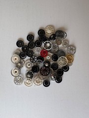 1960’s Model Car Tires Wheels Hub Caps Windows Junkyard Lot