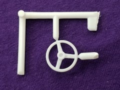 1991 Chevy S-10 Lowrider CUSTOM STEERING WHEEL from Revell 1:25 Model Kit