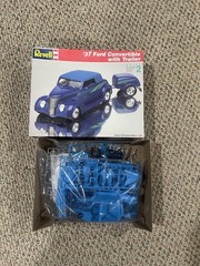 Revell 37 Ford Convertible and Trailer 1937 AMT MPC Monogram